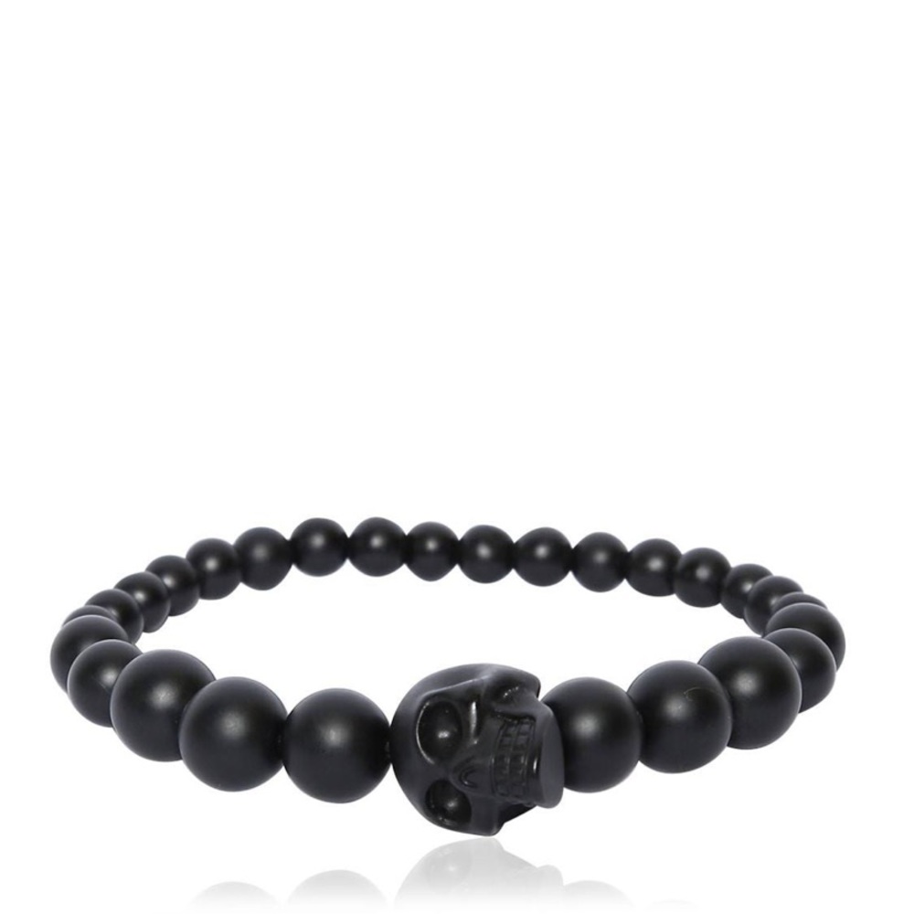 Beaded Skull Bracelet